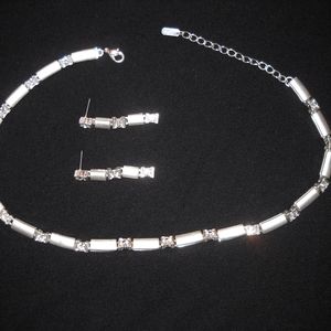 Necklace and earrings